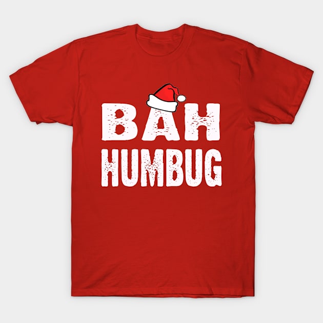 Bah Humbug Cheap Ugly Christmas Xmas Sweater T-Shirt by CoolApparelShop